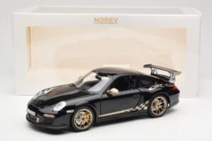 Porsche 911 997 GT3 RS Sort Norev 1:18 187563 Metal — billede 8 af 8