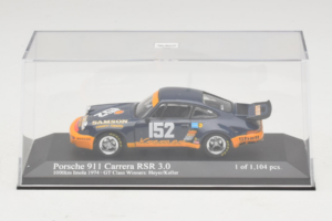 Porsche 911 RSR 3.0 #152 H. Heyer / Keller Imola 1974 Class Winners Minichamps 1:43 430746952 Metal — billede 4 af 5