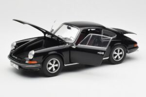 Porsche 911 S Sort Schuco 1:18 450047200 Metal — billede 2 af 8