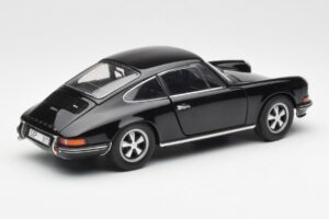 Porsche 911 S Sort Schuco 1:18 450047200 Metal — billede 3 af 8
