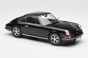 Porsche 911 S Sort Schuco 1:18 450047200 Metal — billede 6 af 8