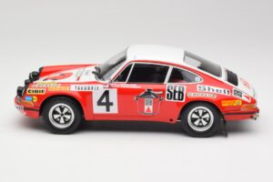 Porsche 911 S #4 G. Larrousse / M. Perramond 2nd Place Rally Monte Carlo 1972 Minichamps 1:18 107726804 Resin — billede 3 af 6