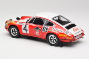 Porsche 911 S #4 G. Larrousse / M. Perramond 2nd Place Rally Monte Carlo 1972 Minichamps 1:18 107726804 Resin — billede 5 af 6