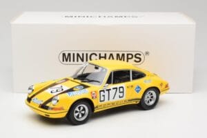 Porsche 911 S Racing Team AAW #79 H. Frohlich / P. Toivonen 1000km Nurburgring 1971 Minichamps 1:18 107706879 Resin — billede 6 af 6