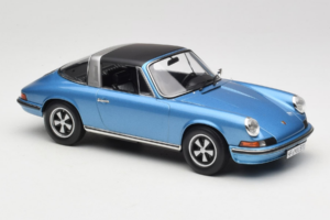 Porsche 911 S Targa Blue Metallic Norev 1:18 187646 Metal — billede 5 af 8