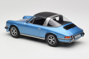 Porsche 911 S Targa Blue Metallic Norev 1:18 187646 Metal — billede 7 af 8