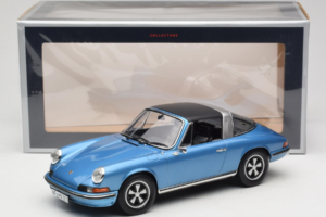 Porsche 911 S Targa Blue Metallic Norev 1:18 187646 Metal — billede 8 af 8