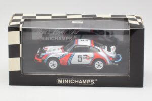 Porsche 911 SC #5 Martini B. Waldegaard / H. Thorszelius Safari Rally 1978 Minichamps 1:43 400786205 Metal — billede 4 af 4