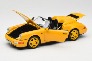 Porsche 911 964 Speedster Speed Yellow Norev 1:18 187130 Metal — billede 2 af 8