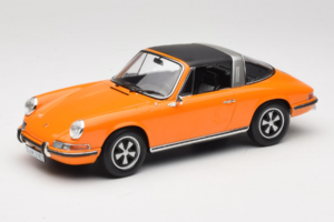 Porsche 911 T Targa Orange Norev 1:18 187220 Metal — billede 2 af 8