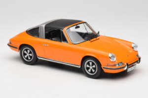Porsche 911 T Targa Orange Norev 1:18 187220 Metal — billede 6 af 8