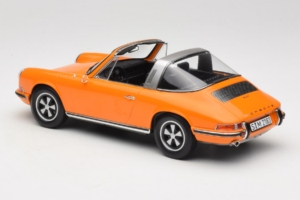 Porsche 911 T Targa Orange Norev 1:18 187220 Metal — billede 7 af 8