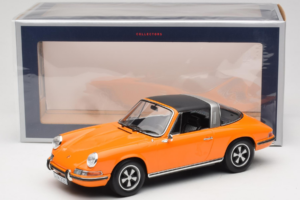 Porsche 911 T Targa Orange Norev 1:18 187220 Metal — billede 8 af 8