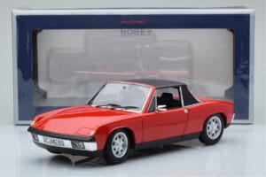 Porsche 914 1.7 Bahia Rød Norev 1:18 187690 Metal — billede 7 af 7