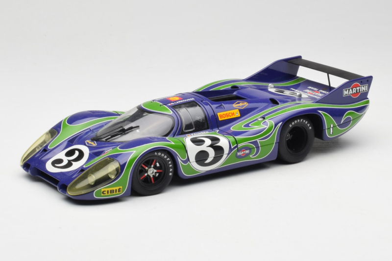Porsche 917 LH #3 Hippie 2nd Place 24 Hours of Le Mans 1970 AUTOart 1:18 87075-R1 Metal