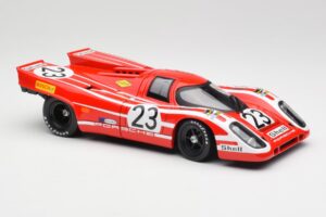 Porsche 917K #23 R. Attwood / H. Herrmann 24 Hours of Le Mans Winner 1970 Norev 1:18 187586 Metal — billede 4 af 6