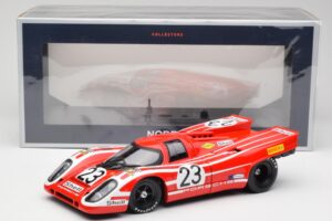 Porsche 917K #23 R. Attwood / H. Herrmann 24 Hours of Le Mans Winner 1970 Norev 1:18 187586 Metal — billede 6 af 6
