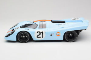 Porsche 917K Gulf #21 P. Rodriguez / L. Kinnunen J.W. Automotive Engineering 24 Hours of Le Mans 1970 Minichamps 1:12 1237066 — billede 3 af 6