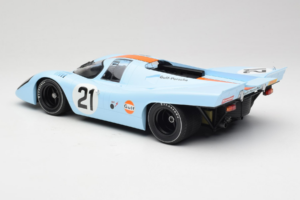 Porsche 917K Gulf #21 P. Rodriguez / L. Kinnunen J.W. Automotive Engineering 24 Hours of Le Mans 1970 Minichamps 1:12 1237066 — billede 5 af 6