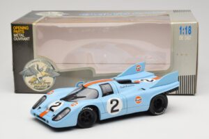 Porsche 917K #2 Gulf P. Rodriguez / J. Oliver 1000km Monza Winner 1971 Eagles Race 1:18 903008 Metal — billede 6 af 6