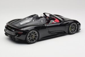 Porsche 918 Spyder Basalt Sort Metallic Minichamps 1:18 110062431 Metal — billede 3 af 8