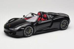 Porsche 918 Spyder Basalt Sort Metallic Minichamps 1:18 110062431 Metal