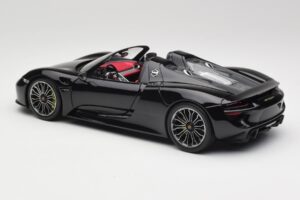 Porsche 918 Spyder Basalt Sort Metallic Minichamps 1:18 110062431 Metal — billede 7 af 8