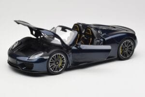 Porsche 918 Spyder Blå Metallic Minichamps 1:18 113062434 Metal — billede 2 af 8