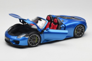 Porsche 918 Spyder Blue Metallic Minichamps 1:18 110062432 Metal — billede 2 af 8