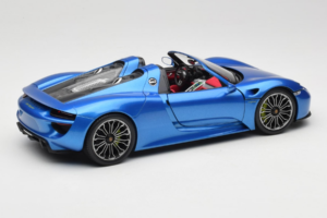 Porsche 918 Spyder Blue Metallic Minichamps 1:18 110062432 Metal — billede 3 af 8