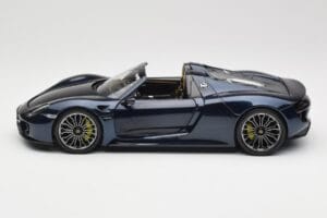 Porsche 918 Spyder Blå Metallic Minichamps 1:18 113062434 Metal — billede 4 af 8