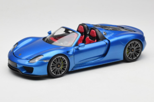Porsche 918 Spyder Blue Metallic Minichamps 1:18 110062432 Metal
