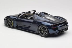 Porsche 918 Spyder Blå Metallic Minichamps 1:18 113062434 Metal — billede 7 af 8