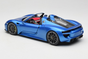 Porsche 918 Spyder Blue Metallic Minichamps 1:18 110062432 Metal — billede 7 af 8