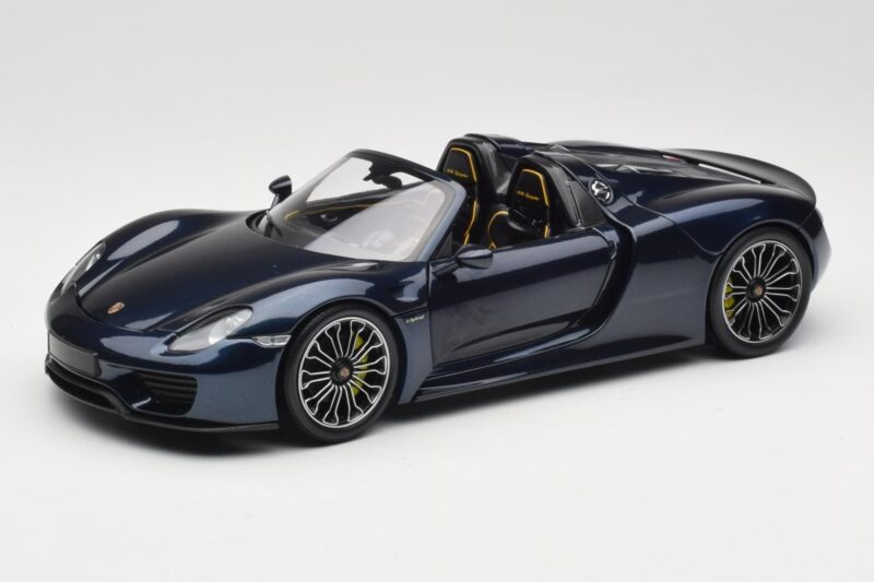 Porsche 918 Spyder Blå Metallic Minichamps 1:18 113062434 Metal