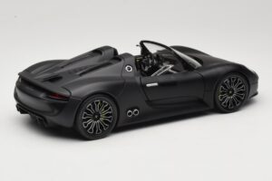 Porsche 918 Spyder Matte Black Minichamps 1:18 110060031 Metal — billede 3 af 8