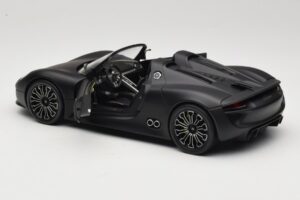 Porsche 918 Spyder Matte Black Minichamps 1:18 110060031 Metal — billede 5 af 8