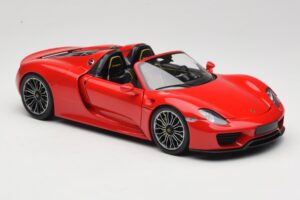 Porsche 918 Spyder Rød Minichamps 1:18 110062435 Metal — billede 6 af 8