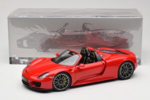 Porsche 918 Spyder Rød Minichamps 1:18 110062435 Metal — billede 8 af 8