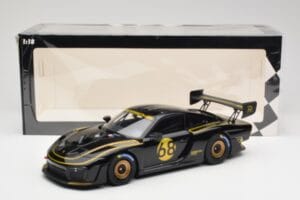 Porsche 935/19 Sort med Gyldne Striber Minichamps 1:18 155067568 Metal — billede 6 af 6