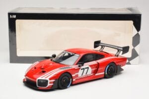 Porsche 935/19 Rød med Hvide Striber Minichamps 1:18 155067577 Metal — billede 6 af 6