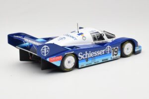 Porsche 956K Group C #19 Brun Motorsport Schiesser S. Bellof / T. Boutsen 1000km Hockenheim 1985 Minichamps 1:18 155856619 Me — billede 2 af 6