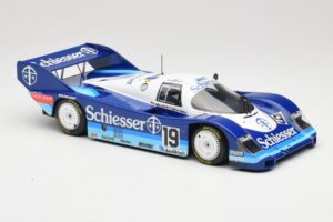Porsche 956K Group C #19 Brun Motorsport Schiesser S. Bellof / T. Boutsen 1000km Hockenheim 1985 Minichamps 1:18 155856619 Me — billede 4 af 6