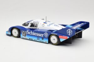 Porsche 956K Group C #19 Brun Motorsport Schiesser S. Bellof / T. Boutsen 1000km Hockenheim 1985 Minichamps 1:18 155856619 Me — billede 5 af 6