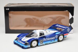 Porsche 956K Group C #19 Brun Motorsport Schiesser S. Bellof / T. Boutsen 1000km Hockenheim 1985 Minichamps 1:18 155856619 Me — billede 6 af 6