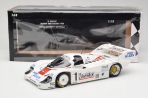 Porsche 956K #1 B. Wollek Joest Racing Zolder 1983 Winner Minichamps 1:18 153836601 Metal — billede 6 af 6
