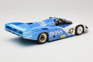 Porsche 956L #47 Hugo Boss V. Merl / H. Grohs / A. Plankenhorn 24 Hours of Le Mans 1984 Minichamps 1:18 183846947 Metal — billede 3 af 8