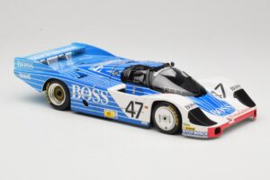 Porsche 956L #47 Hugo Boss V. Merl / H. Grohs / A. Plankenhorn 24 Hours of Le Mans 1984 Minichamps 1:18 183846947 Metal — billede 6 af 8