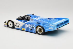 Porsche 956L #47 Hugo Boss V. Merl / H. Grohs / A. Plankenhorn 24 Hours of Le Mans 1984 Minichamps 1:18 183846947 Metal — billede 7 af 8