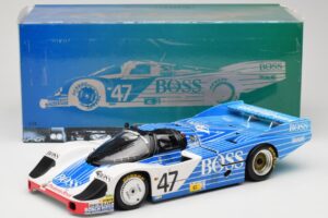 Porsche 956L #47 Hugo Boss V. Merl / H. Grohs / A. Plankenhorn 24 Hours of Le Mans 1984 Minichamps 1:18 183846947 Metal — billede 8 af 8